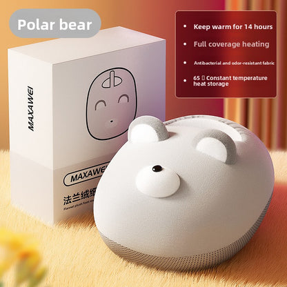 Electric Foot Warmer with Plush Cover