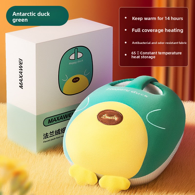 Electric Foot Warmer with Plush Cover