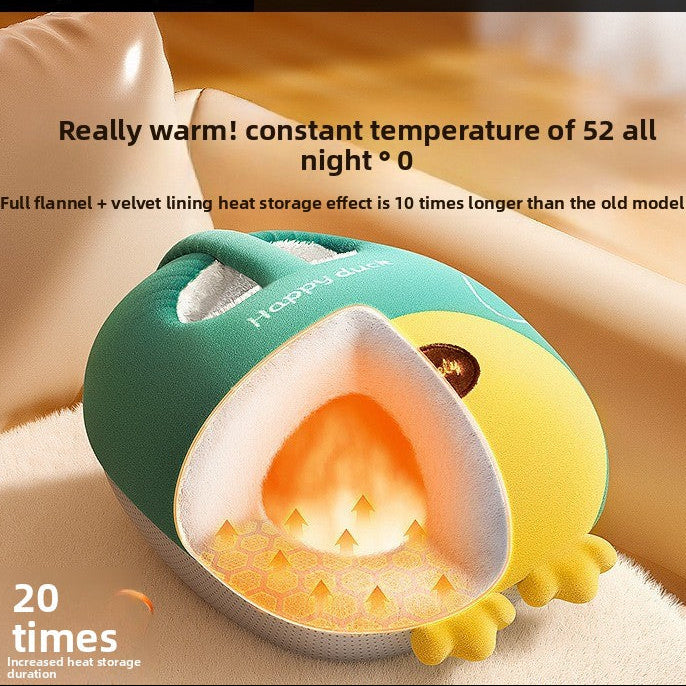 Electric Foot Warmer with Plush Cover