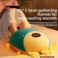 Electric Foot Warmer with Plush Cover