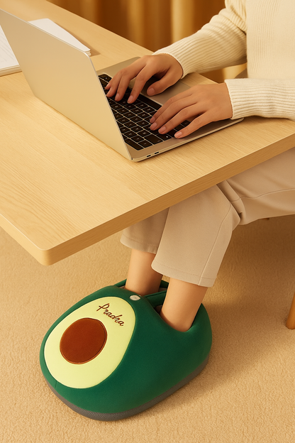 Electric Foot Warmer With Plush Cover