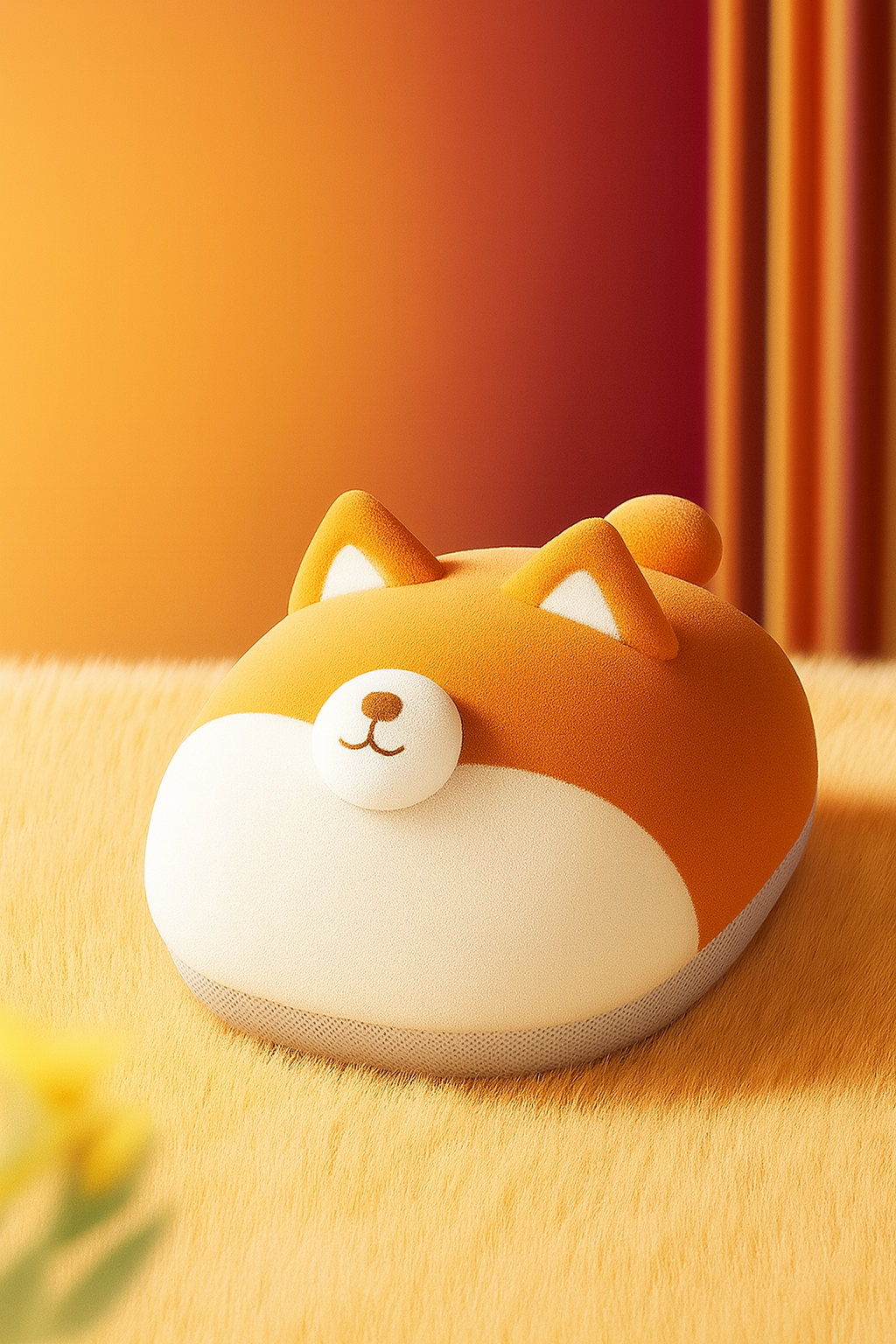 Electric Foot Warmer With Plush Cover