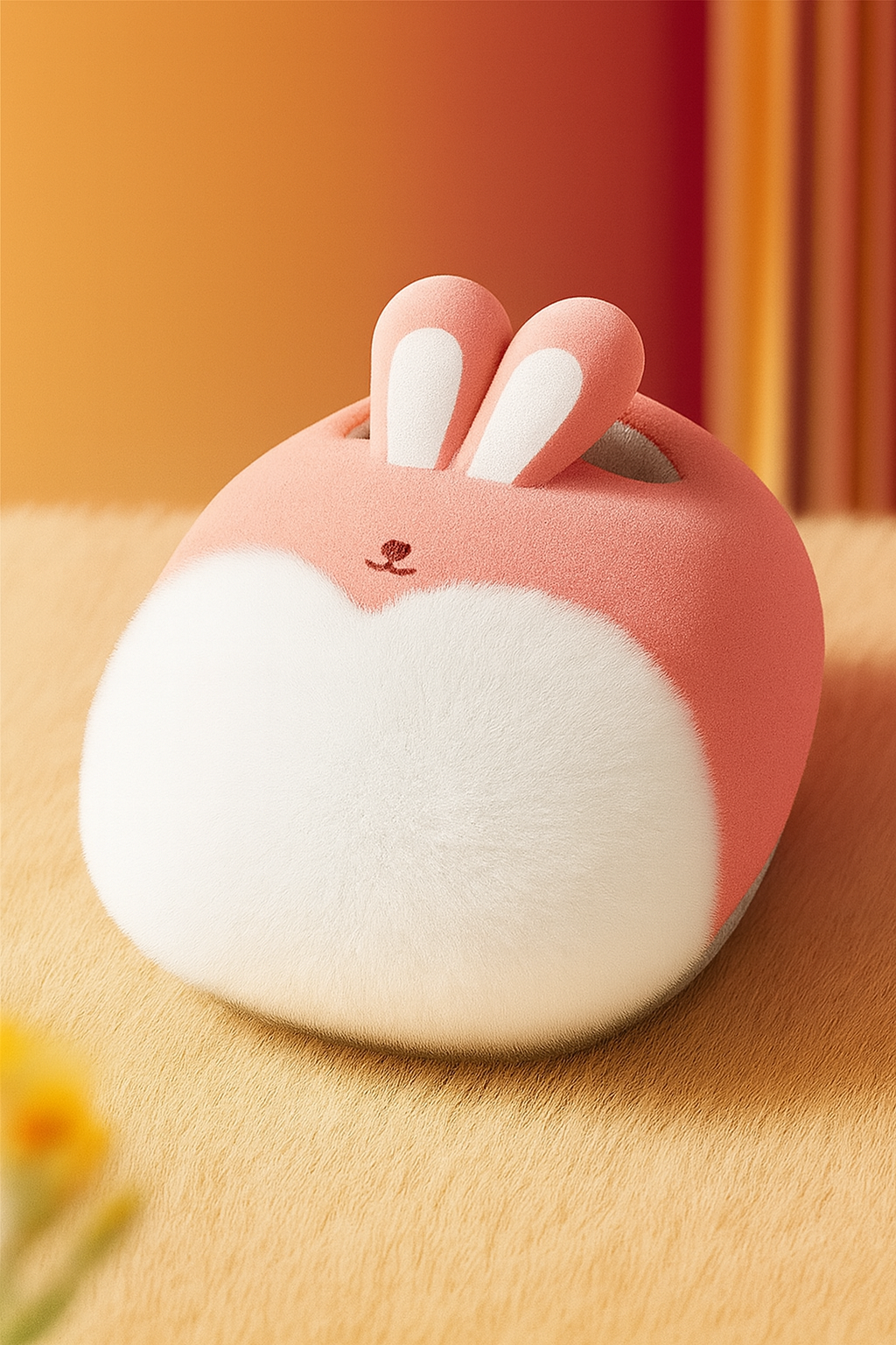 Electric Foot Warmer With Plush Cover