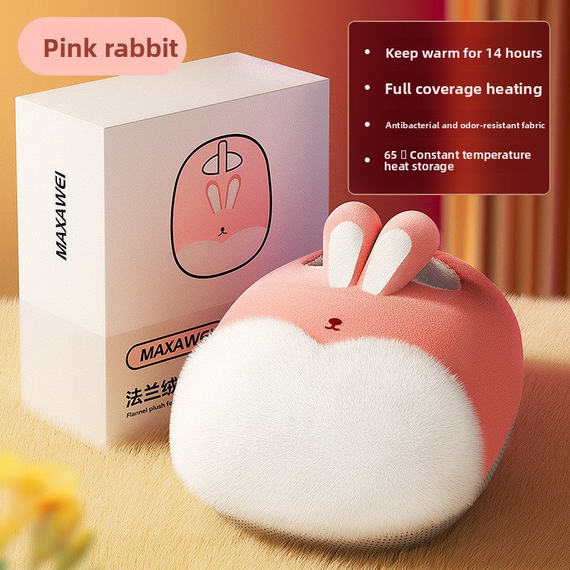 Electric Foot Warmer with Plush Cover